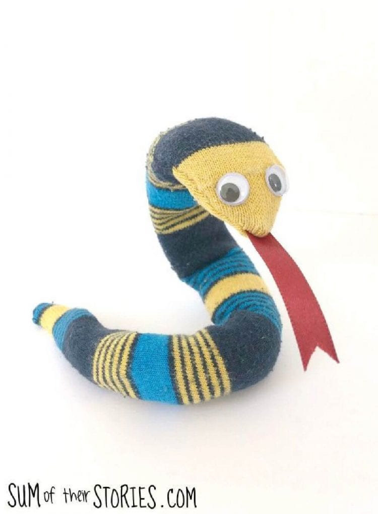 snake sock craft
