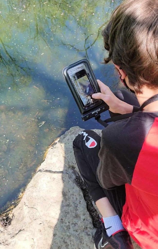 Calicase Review: Floating Waterproof Phone Case - Family Focus Blog