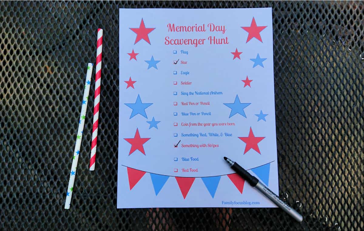 memorial day worksheets and activities