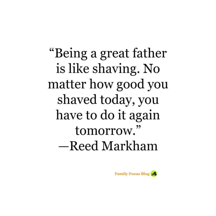 being a great father