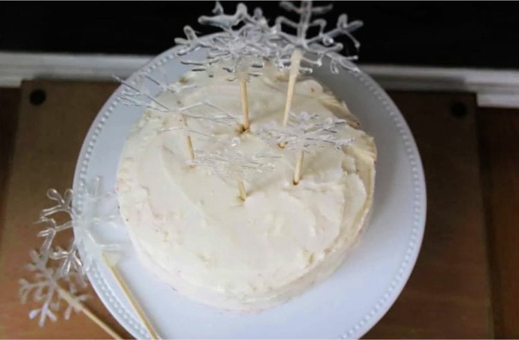 snowflake cake