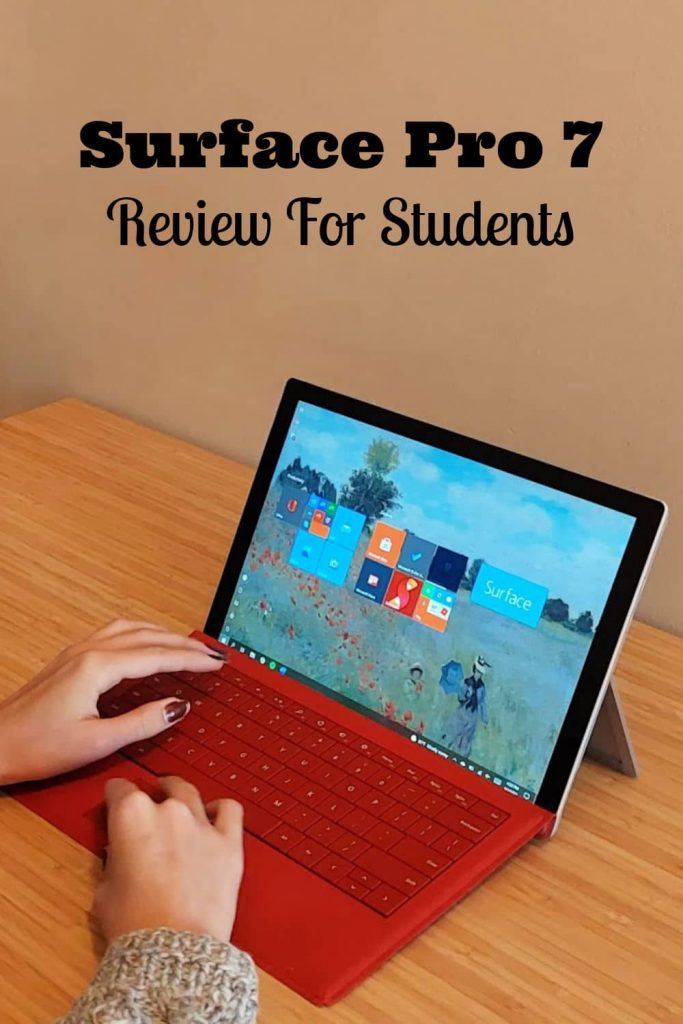Surface Pro 7 Review for students