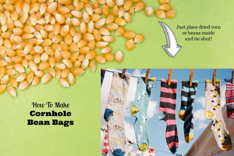 how to make cornhole bean bags