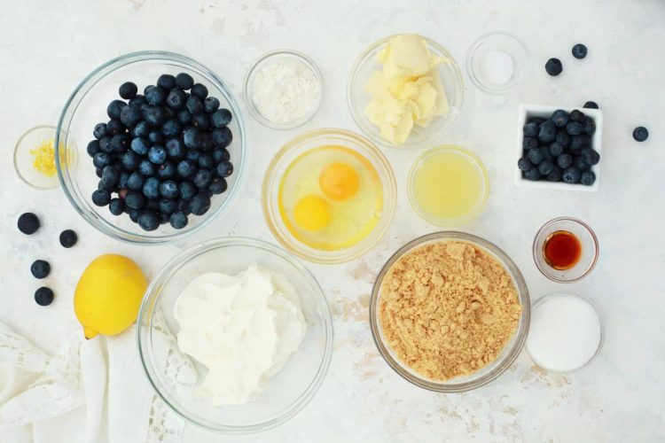 blueberry cheesecake ingredients