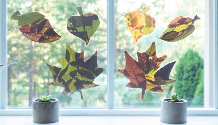 leaf suncatchers