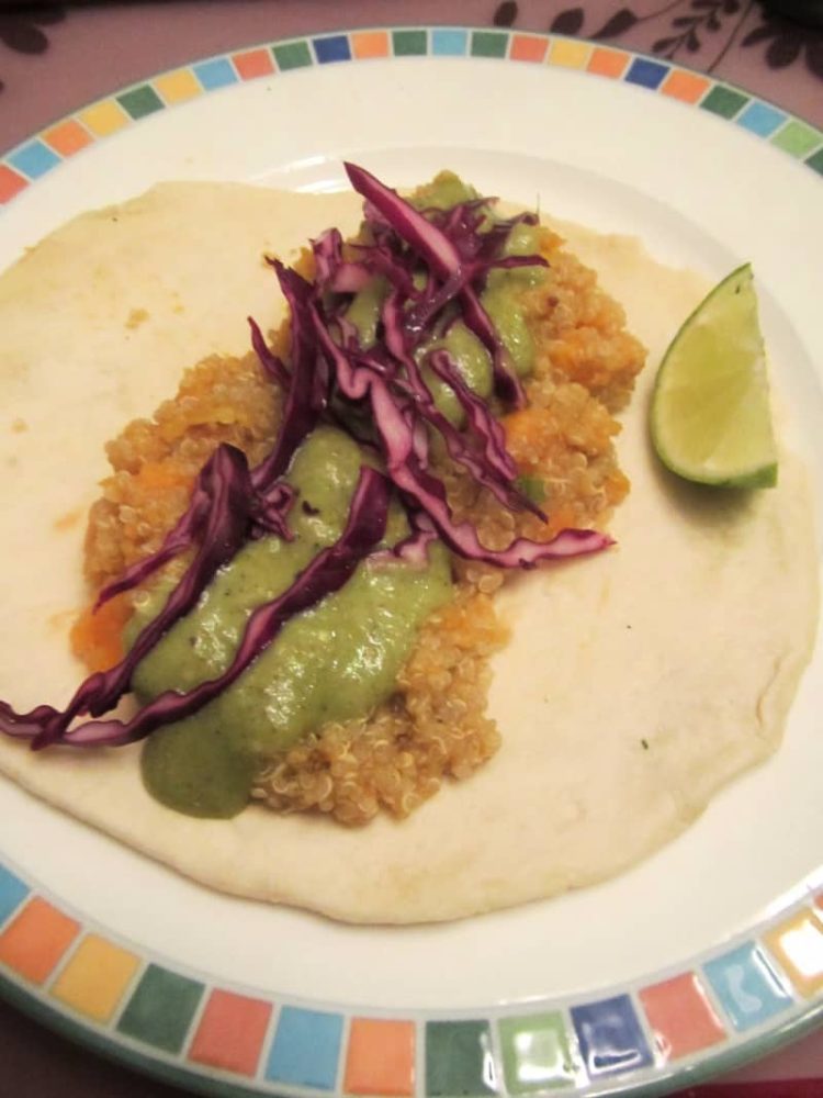 vegan quinoa tacos