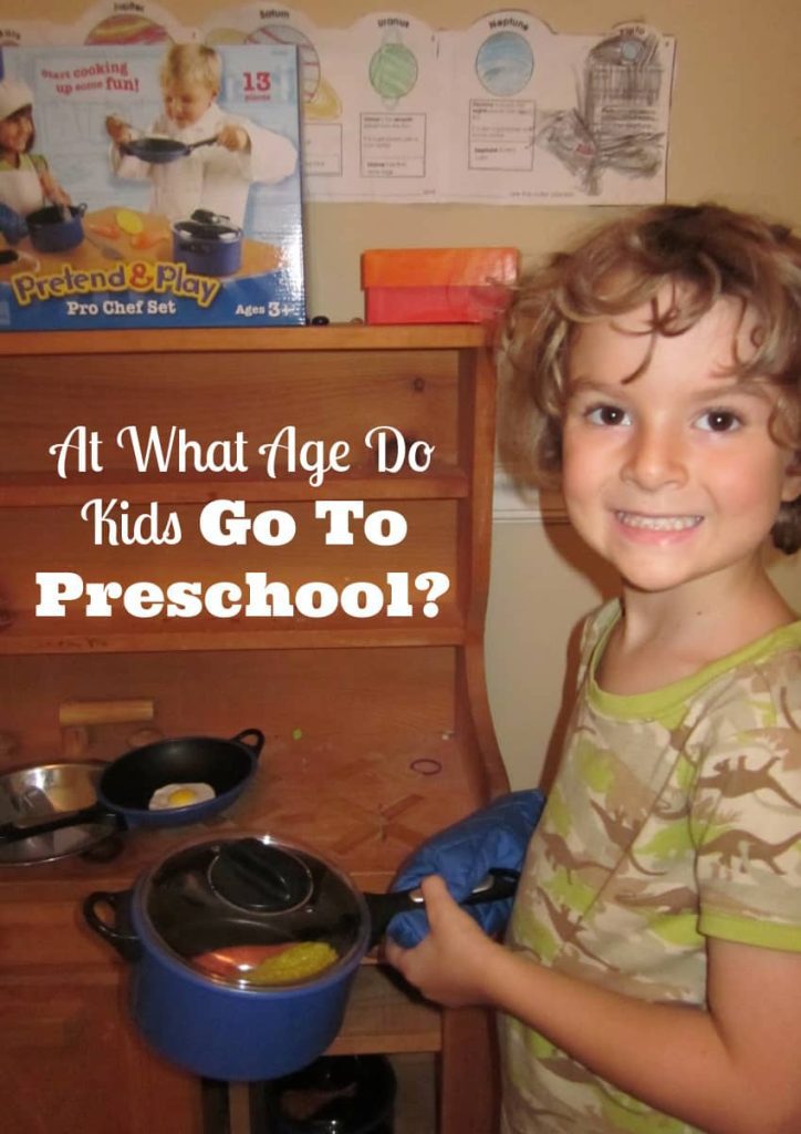 at what age to children go to preschool