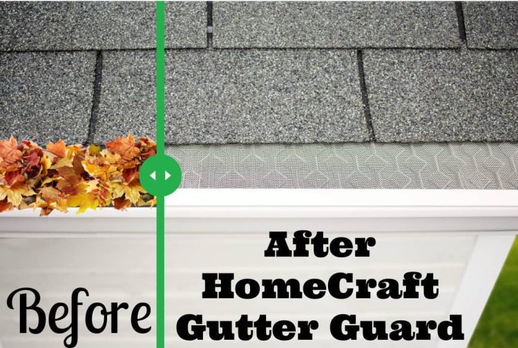 Gutter Guards Before and After