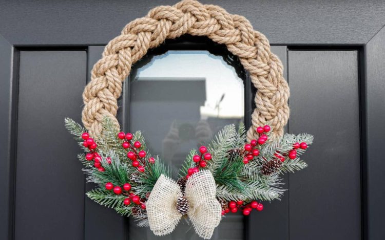 rope wreath tutorial