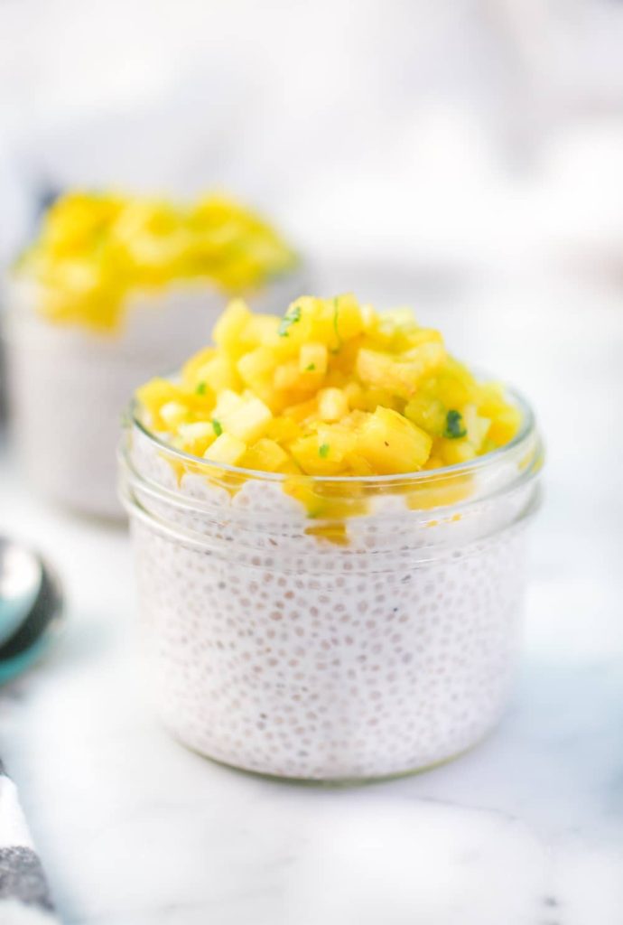 healthier sweets without added sugar- chia pudding
