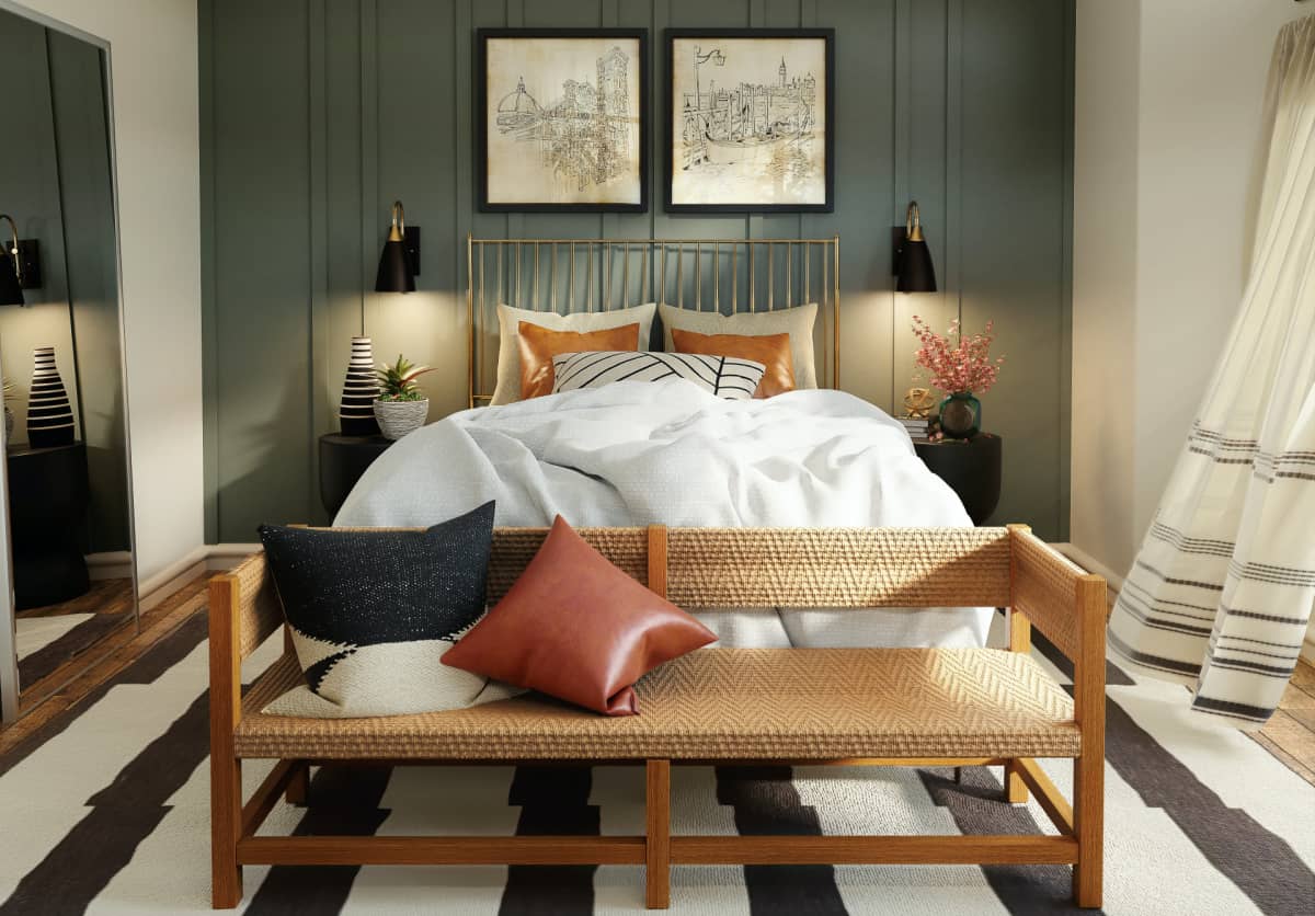 Desk-Embedded Bed Furniture : small bedroom furniture