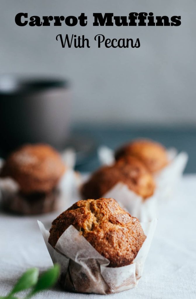 carrot muffins with pecans