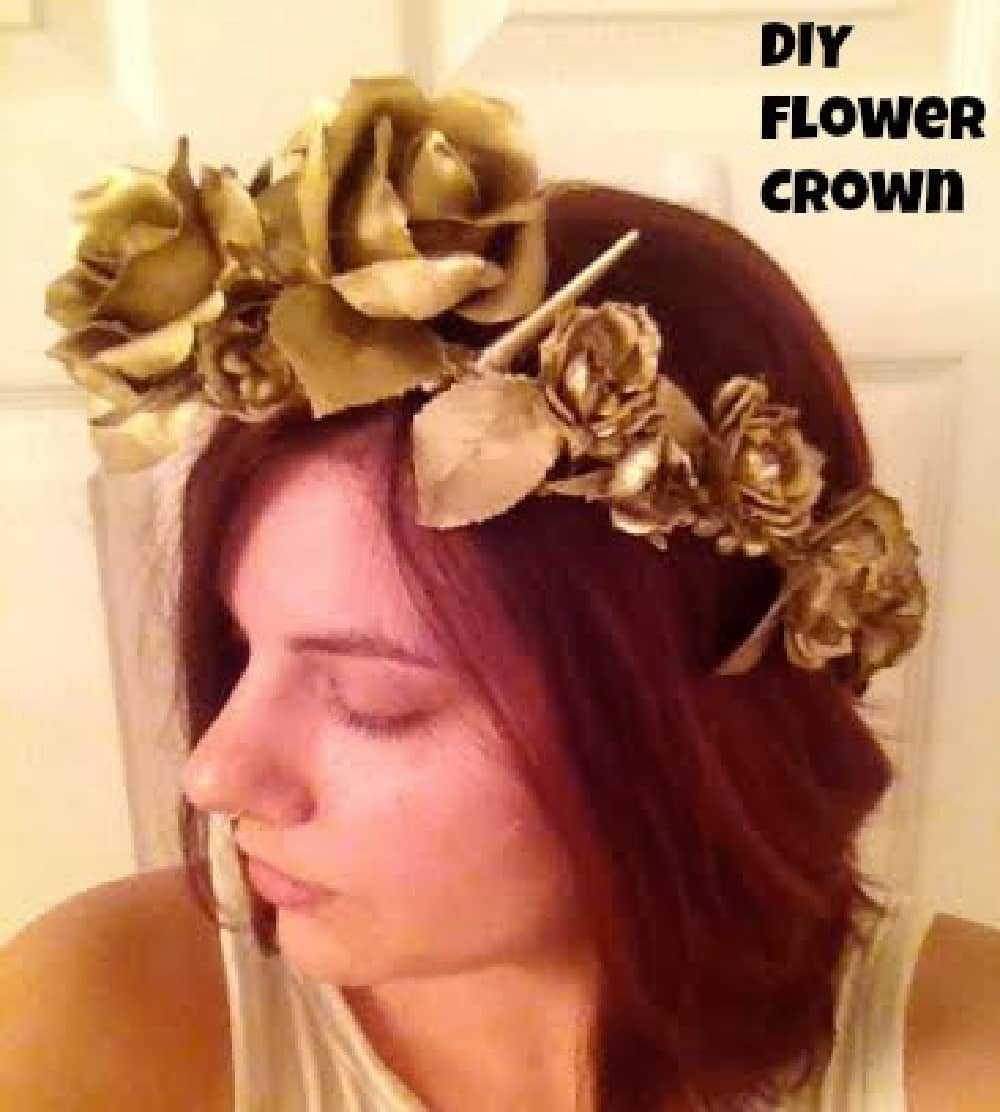 Easy Flower Crown Tutorial Family Focus Blog