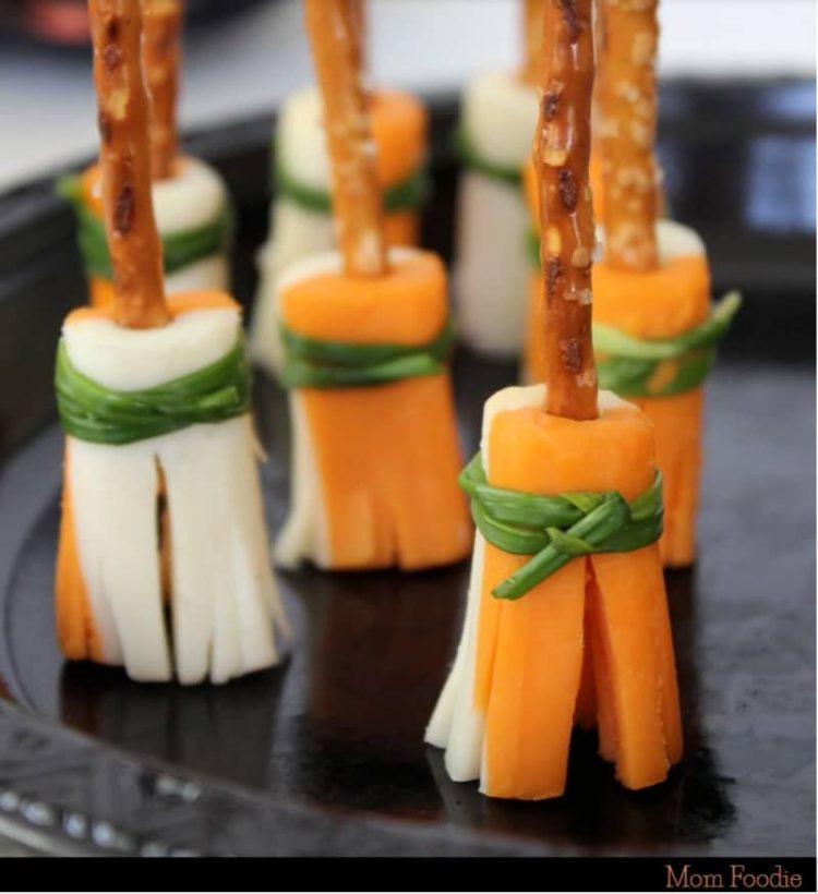 witch broomstick snacks