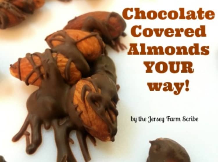 chocolate covered almond clusters