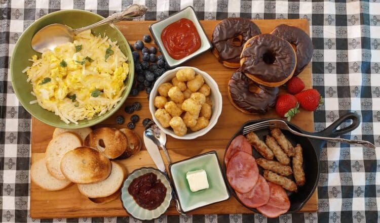 breakfast board
